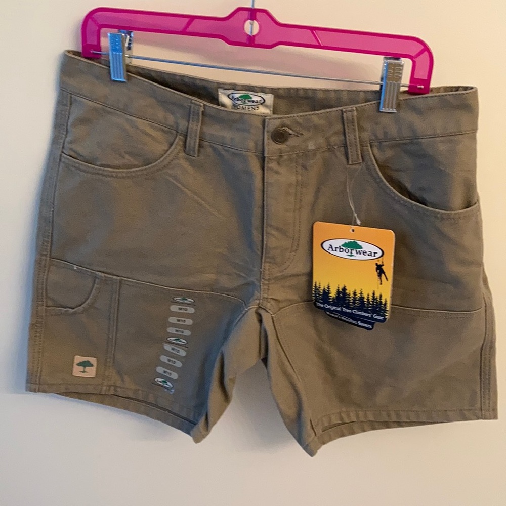 Womens Sz 10 Arborwear Khaki Shorts